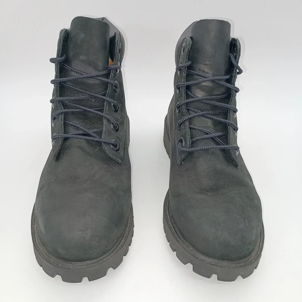 Timberland 6 Inch Premium Waterproof Boots Black Insulated 12907 Boys 4.5
